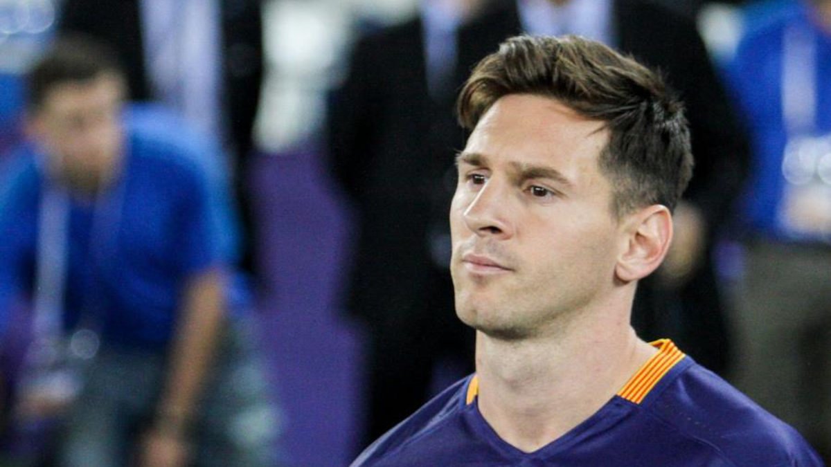Messi at the 2015 UEFA Super Cup in Tbilisi
